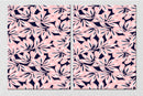 Pink And Leaf Wall Art, Set Of 2
