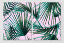 Big Palm Leaf Wall Art, Set Of 2