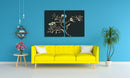 Branch On Black Wall Art, set Of 2