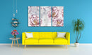 Big Watercolour Flower Wall Art, Set Of 3