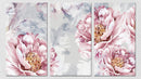 Big Watercolour Flower Wall Art, Set Of 3