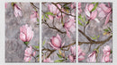 Flower On Branches Wall Art, Set Of 3