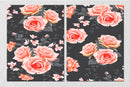 Pink Rose Wall Art. Set Of 2