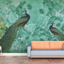 Peacock Elegance Wallpaper