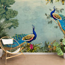 Peacock Illumination Wallpaper