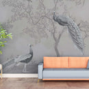 Pearlescent Peacock Wallpaper