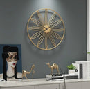 Symmetric Floral Circular Wall Clock
