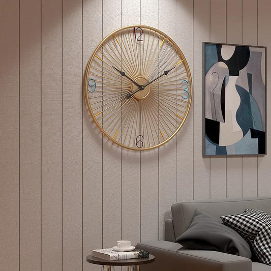 Gold Nordic Simple Wall Clock
