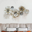 3D Floral Crescent Wall Art