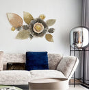 Big Leaf Flower Metal Art