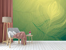 Peacock Feather Customised Wallpaper