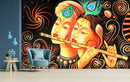 Radha Krishna Customised Wallpaper