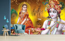 Radha Krishna Customised Wallpaper