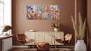 Orange flowers Set of 3