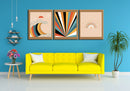 Waves Rainbow Art, Set Of 3