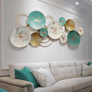 Cicular Plated Metal Wall Art