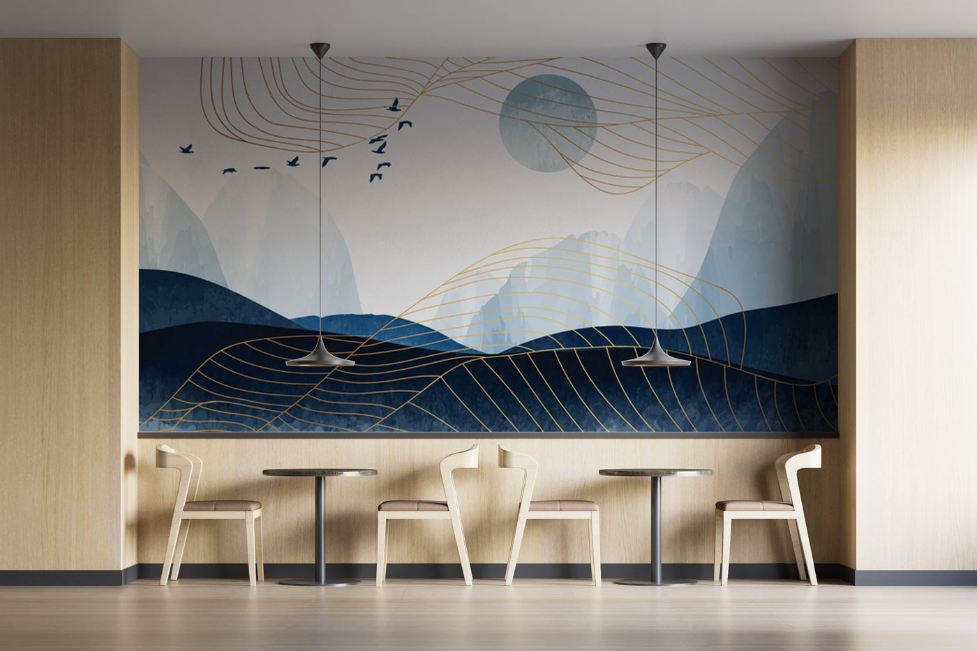 Customize Wallpaper Blue Shade