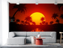 Customize Wallpaper Of Beautiful Sunset In Reddish