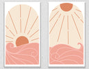 Sunset And Sunrise Wall Art 29, Set Of 2