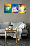 Sunset And Sunrise Wall Art 23, Set Of 3