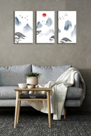 Sunset And Sunrise Wall Art 25, Set Of 3