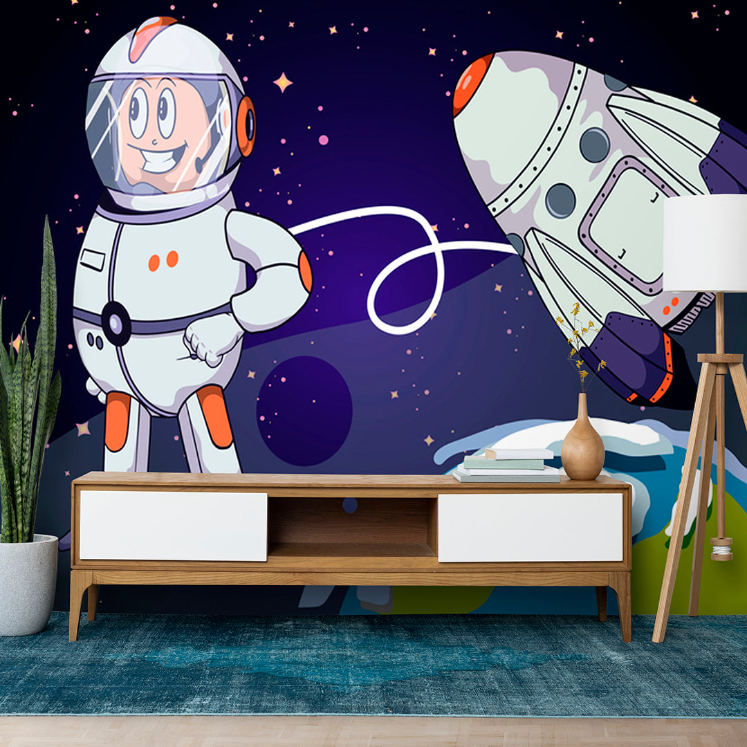 Astronaut Cartoon Wallpaper
