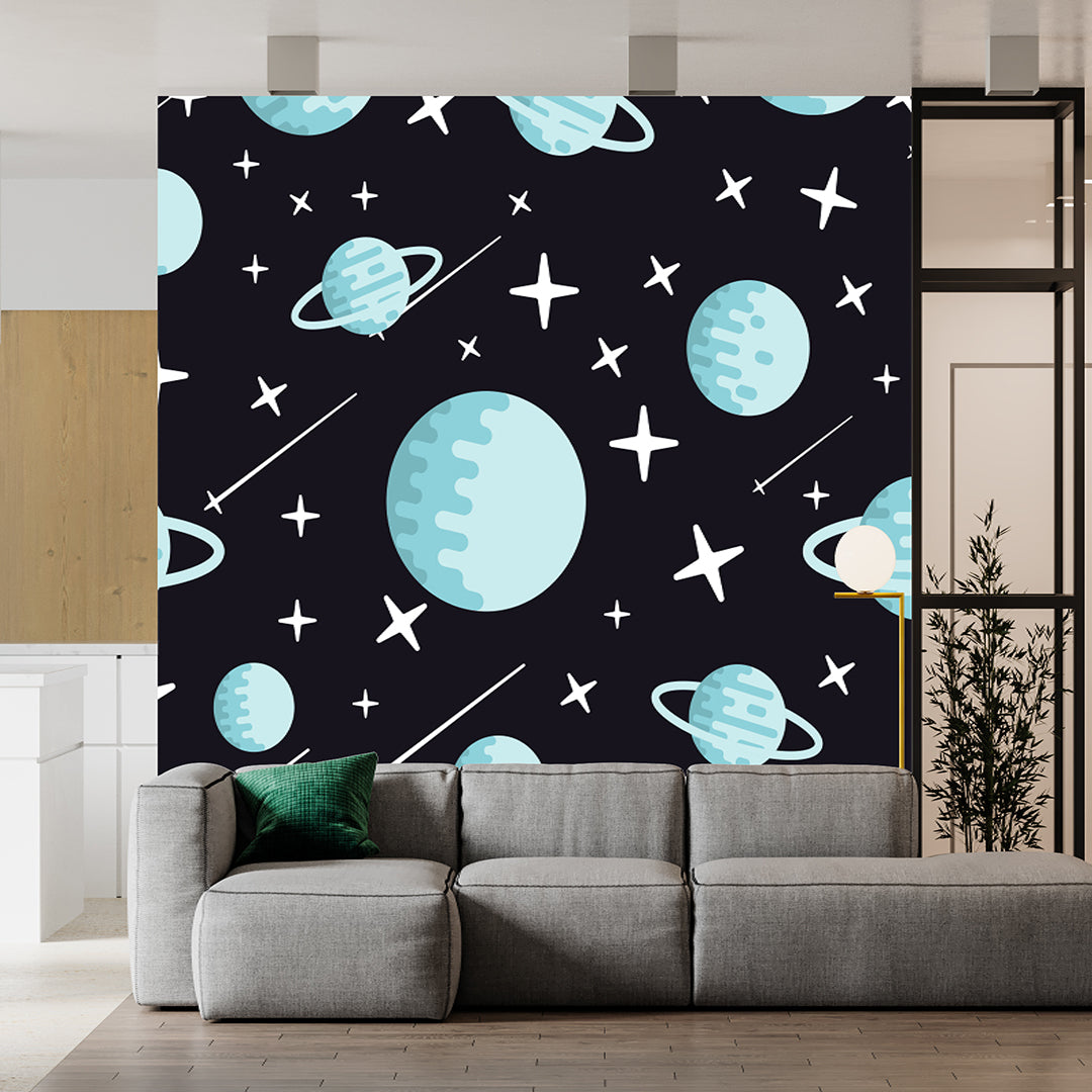Beautiful Seamless Pattern Hand Drawn Doodle Stars