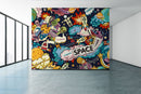 Space Art Graffiti Wallpaper