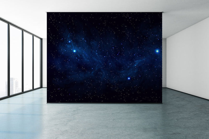 Stars In The Dark Sky Wallpaper