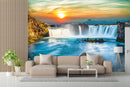 3D Decorative Waterfall Wallpaper for Wall