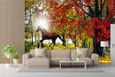 3D Decorative Horse Wallpaper for Wall