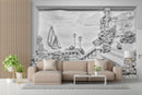 3D Decorative White Wallpaper for Wall