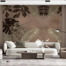 3D Decorative Brown Wallpaper