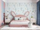 Air balloon kids room wallpaper
