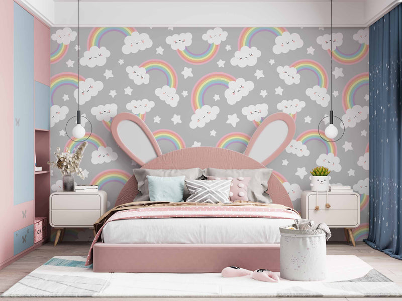 Rainbows In Sky Customize Wallpaper
