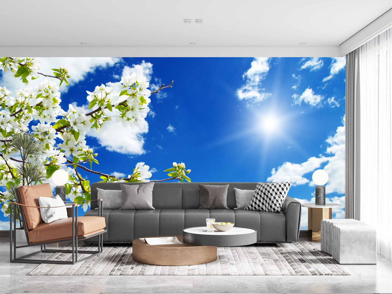 Sun Shine In Sky Customize Wallpaper