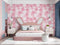 Pink White Stars Customize Wallpaper