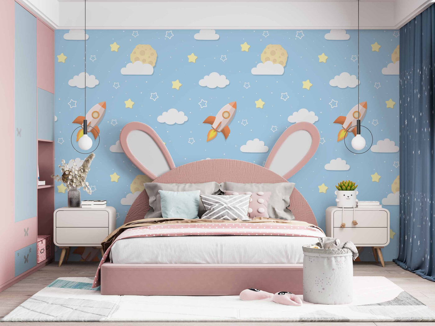 Rocket In The Sky Customize Wallpaper