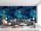 Blue Shaded Art Customize Wallpaper