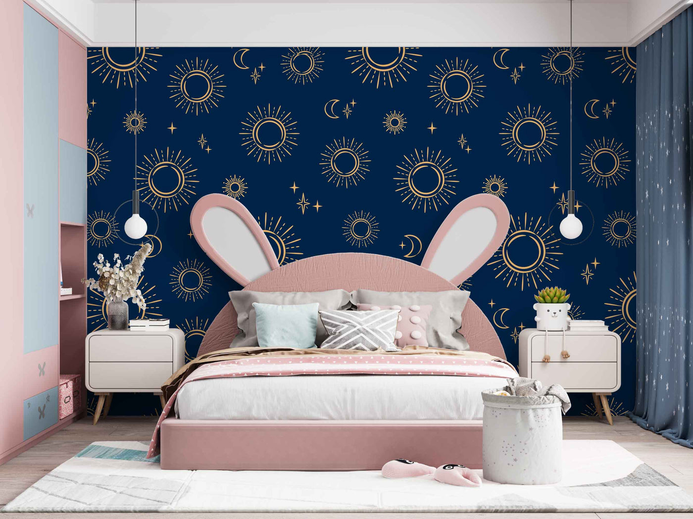 Sun In Mandala Pattern Art Customize Wallpaper