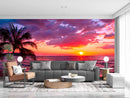 Reddish Sunset Sky Customize Wallpaper