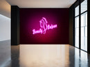 Beauty Salon Neon Wallpaper