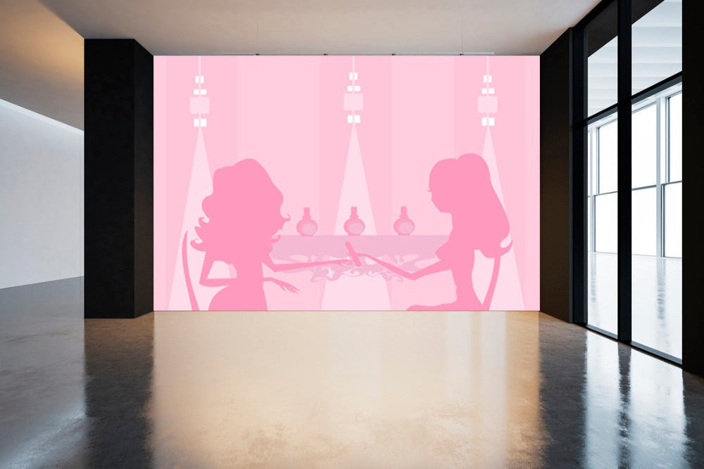 Barbie Salon Wallpaper