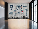 Barber Shop Blue Wallpaper