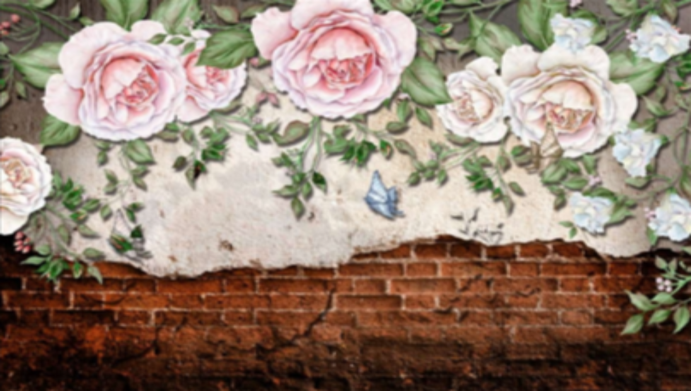 3D Decorative Pink Flowers Wallpaper for Wall
