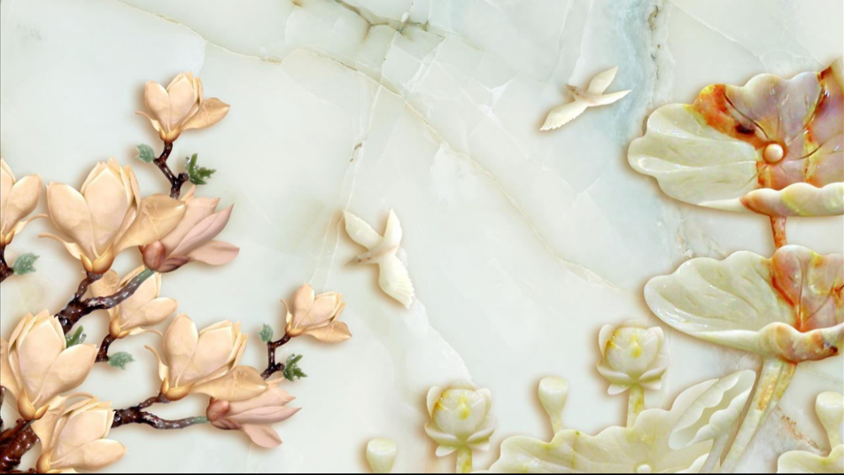 3D Decorative Flower Wallpaper for Wall