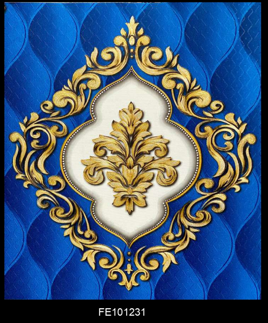 Indus 3D Damask Pattern