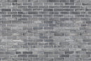 Silver Shaded Brick Wallpaper