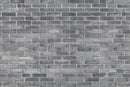 Silver Shaded Brick Wallpaper