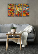 Abstract Seamless Oil Painting, Set Of 3
